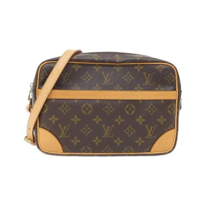 Pre-owned Louis Vuitton Monogram Marron Coated Canvas Shoulder Bag () In Brown