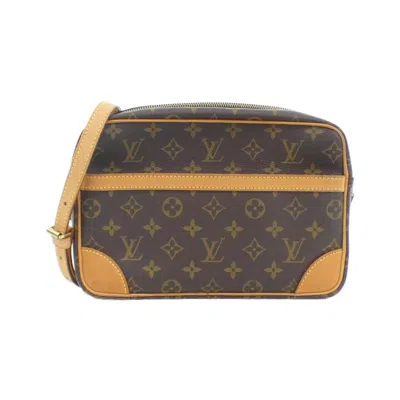 Pre-owned Louis Vuitton Monogram Marron Coated Canvas Shoulder Bag () In Brown