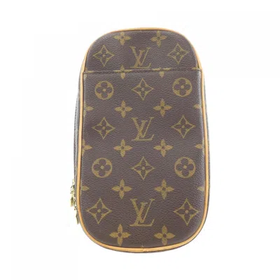 Pre-owned Louis Vuitton Monogram Marron Monogram Monogram Pochette Shoulder Bag ()