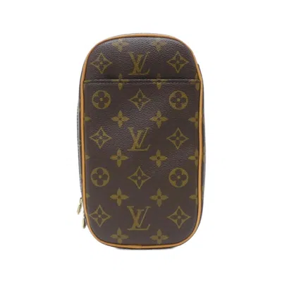 Pre-owned Louis Vuitton Monogram Marron Monogram Monogram Pochette Shoulder Bag () In Brown