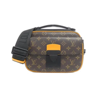 Pre-owned Louis Vuitton Monogram Marron Saffron Coated Canvas Shoulder Bag ()
