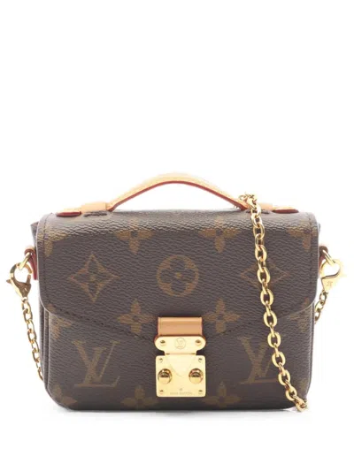 Louis Vuitton Monogram Micro Metis Mini Shoulder Bag In Brown