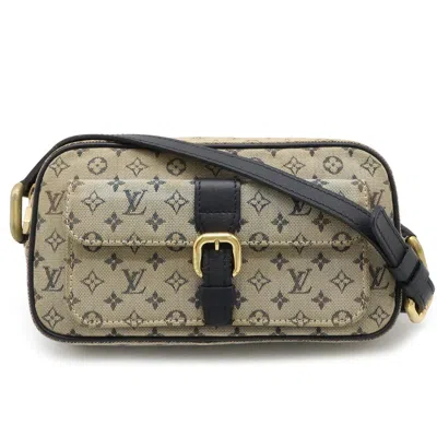 Pre-owned Louis Vuitton Monogram Mini Blue Canvas Leather Pochette Shoulder Bag ()