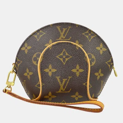 Pre-owned Louis Vuitton Monogram Mini Ellipse Pouch Bag