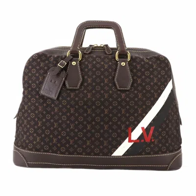 Pre-owned Louis Vuitton Monogram Mini Lin Boston Bag Handbag () In Multi