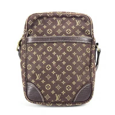Pre-owned Louis Vuitton Monogram Mini Lin Brown Monogram Mini Lin Pochette Shoulder Bag ()