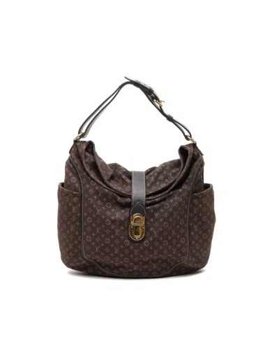 Pre-owned Louis Vuitton Monogram Mini Lin Idylle Romance Hobo Bag In Brown