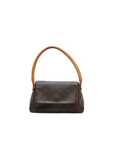 Louis Vuitton Monogram Mini Looping Bag In Brown