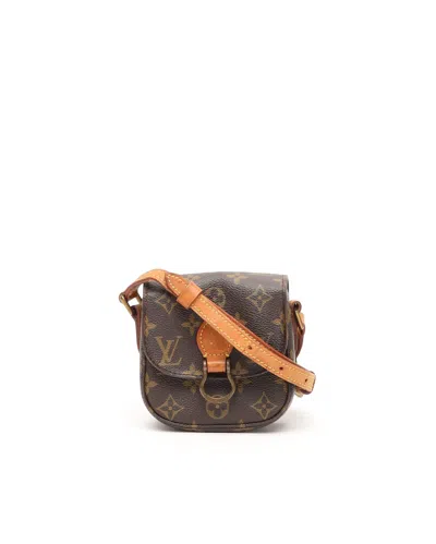 Pre-owned Louis Vuitton Monogram Mini Saint Cloud Crossbody Bag