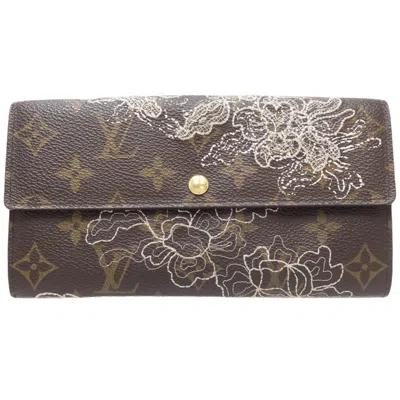 Pre-owned Louis Vuitton Monogram Monogram Canvas Wallet (bi-fold) () In Multi