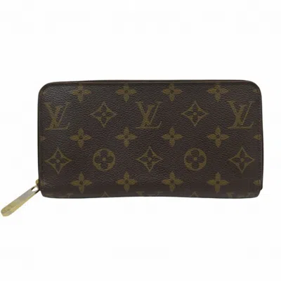 Pre-owned Louis Vuitton Monogram Monogram Long Wallet (bi-fold) () In Brown