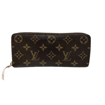 Pre-owned Louis Vuitton Monogram Monogram Long Wallet (bi-fold) () In Pink