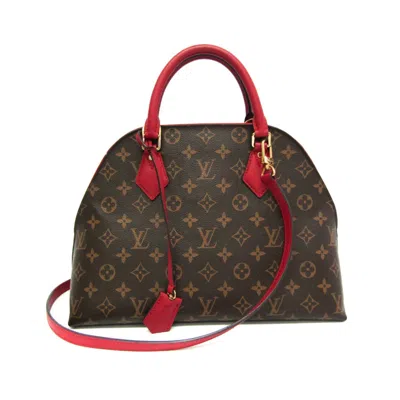 Pre-owned Louis Vuitton Monogram Monogram Rouge Monogram Leather Handbag Shoulder Bag ()
