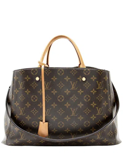 Louis Vuitton Monogram Montaigne Gm Tote (authentic Pre-loved)