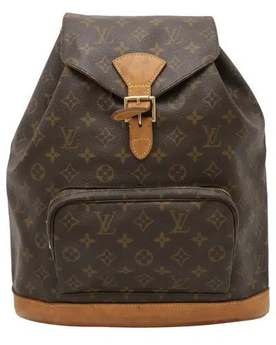 Pre-owned Louis Vuitton Monogram Montsouris Gm Backpack (authentic Pre-loved)