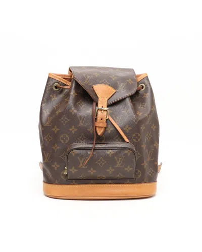 Pre-owned Louis Vuitton Monogram Montsouris Mm Backpack