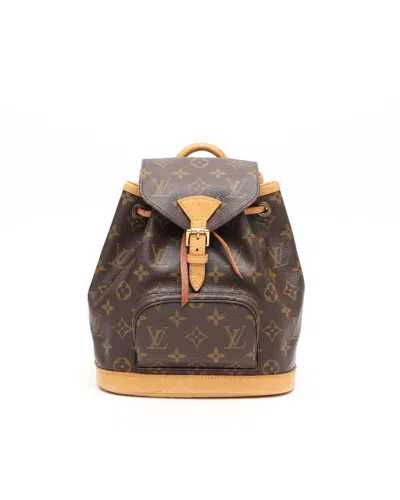 Pre-owned Louis Vuitton Monogram Montsouris Pm Backpack