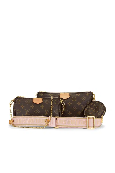 Pre-owned Louis Vuitton Monogram Multi Pochette Accessoires Shoulder Bag In Brown