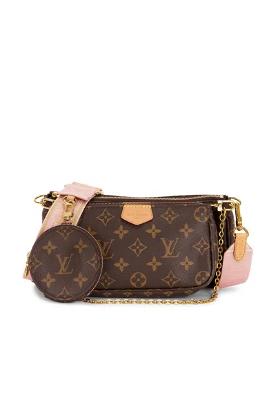 Pre-owned Louis Vuitton Monogram Multi Pochette Accessoires Shoulder Bag In Brown