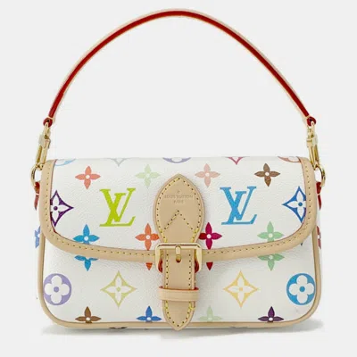 Pre-owned Louis Vuitton Monogram Multicolore Handbag Lv×tm Nano Diane In Sand