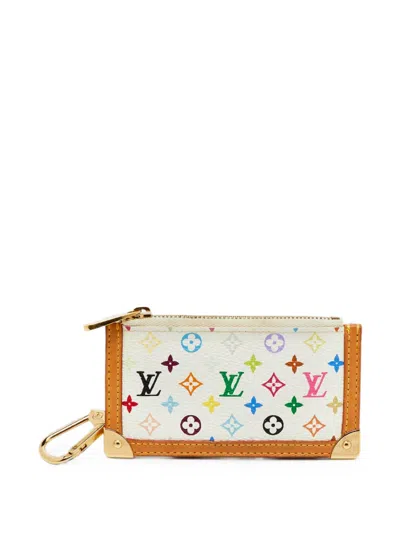 Pre-owned Louis Vuitton Monogram Multicoloure Pouch In White