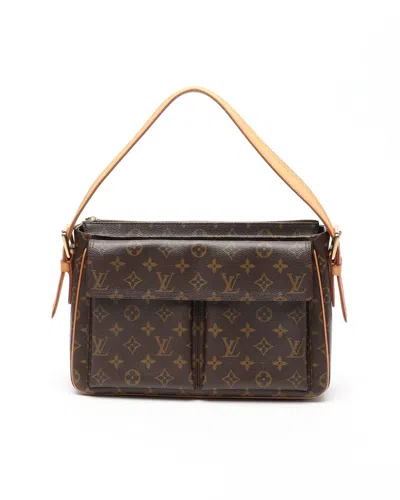 Pre-owned Louis Vuitton Monogram Multipli-cite Shoulder Bag In Brown