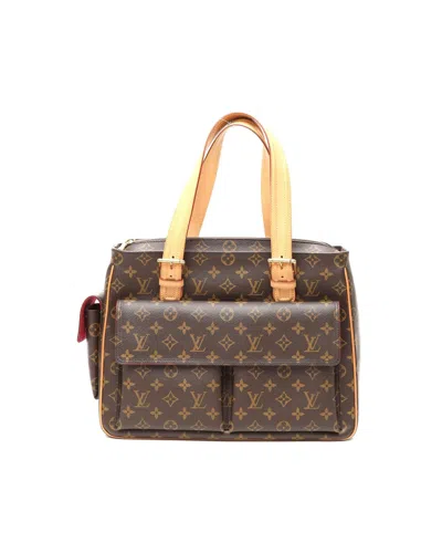 Pre-owned Louis Vuitton Monogram Multipli-cite Shoulder Bag In Brown