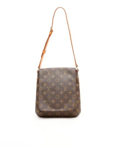 Pre-owned Louis Vuitton Monogram Musette Salsa Bag In Brown