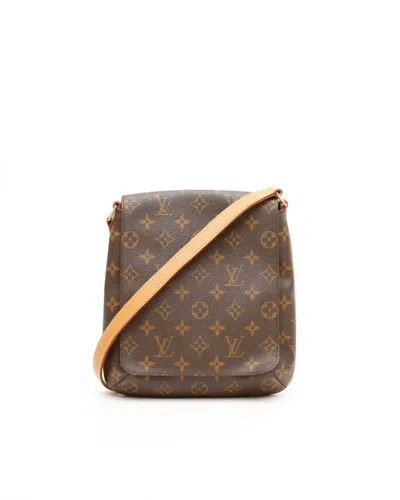 Pre-owned Louis Vuitton Monogram Musette Salsa Bag In Brown