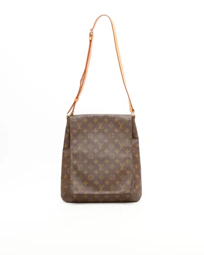 Pre-owned Louis Vuitton Monogram Musette Salsa Bag In Brown
