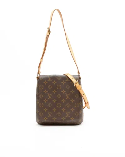 Pre-owned Louis Vuitton Monogram Musette Salsa Bag W. Long & Short Strap In Brown