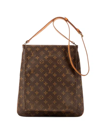 Pre-owned Louis Vuitton Monogram Musette Shoulder Bag In Brown