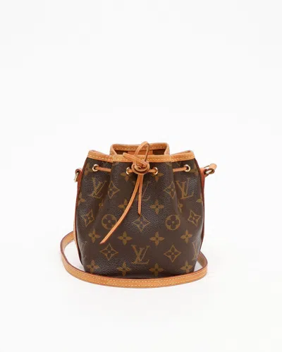 Pre-owned Louis Vuitton Monogram Nano Noé Bag