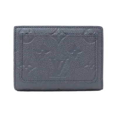 Pre-owned Louis Vuitton Monogram Navy Monogram Empreinte Wallet (bi-fold) ()