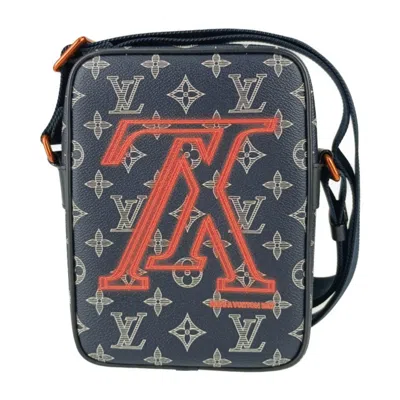 Pre-owned Louis Vuitton Monogram Navy Monogram Leather Pochette Shoulder Bag () In Blue