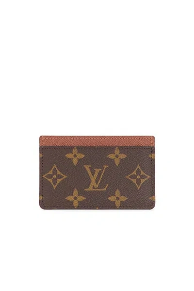 Pre-owned Louis Vuitton Monogram Neo Card Holder In Macassar