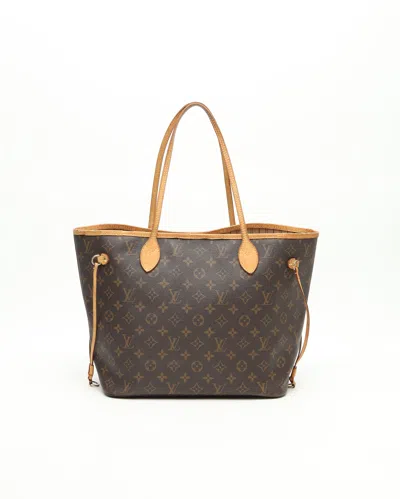 Pre-owned Louis Vuitton Monogram Neverfull Mm Tote Bag In Brown