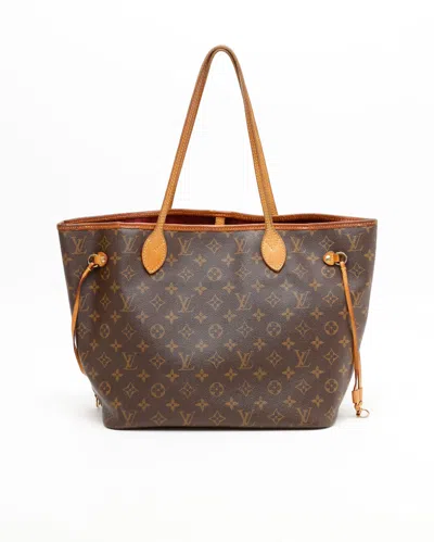 Pre-owned Louis Vuitton Monogram Neverfull Mm Tote Bag In Brown