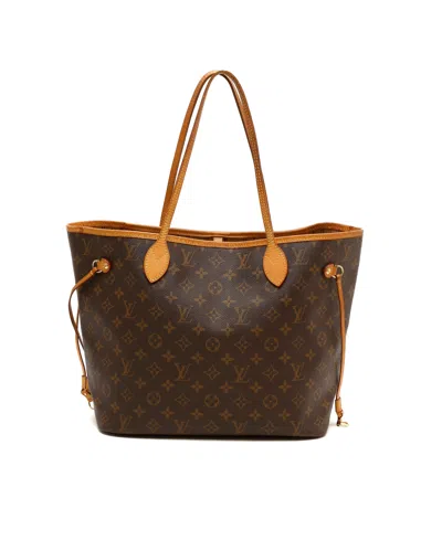 Louis Vuitton Monogram Neverfull Mm Tote Bag In Brown