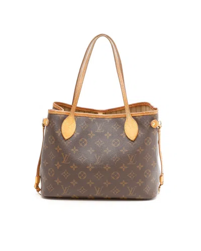 Louis Vuitton Monogram Neverfull Pm Tote Bag In Brown