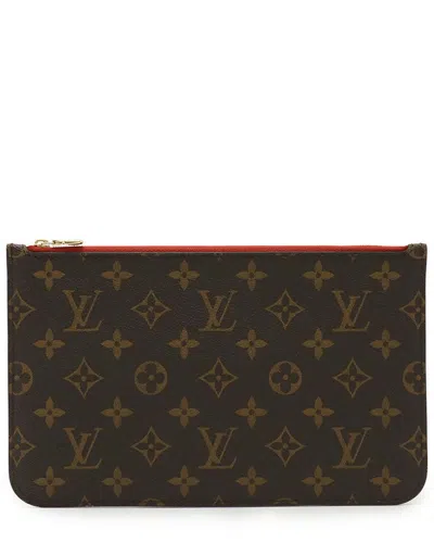 Pre-owned Louis Vuitton Monogram Neverfull Pouch (authentic Pre-loved)