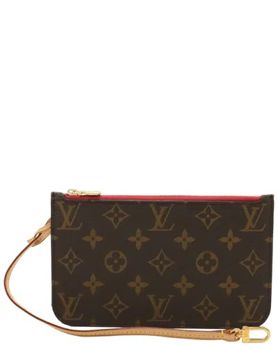 Pre-owned Louis Vuitton Monogram Neverfull Pouch (authentic Pre-loved)