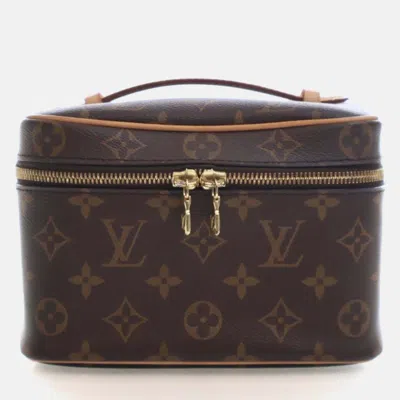 Pre-owned Louis Vuitton Monogram Nice Mini In Brown