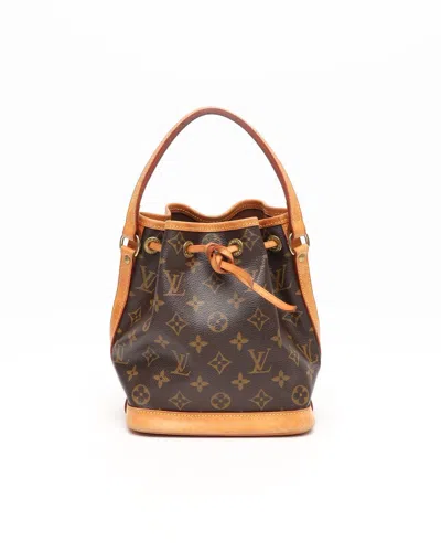 Pre-owned Louis Vuitton Monogram Noé Bb Bag In Brown