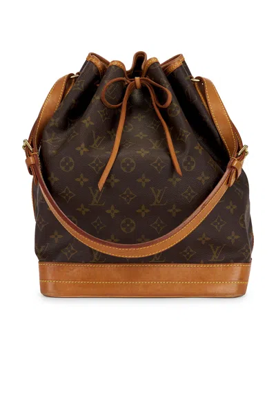 Pre-owned Louis Vuitton Monogram Noe Bucket Bag In Brown