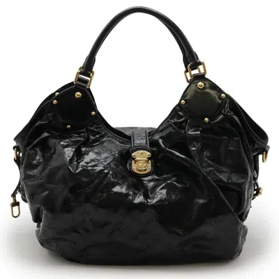Pre-owned Louis Vuitton Monogram Noir Patent Leather Shoulder Bag Tote Bag ()