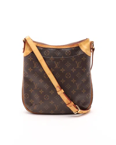 Pre-owned Louis Vuitton Monogram Odeon Pm Bag In Brown