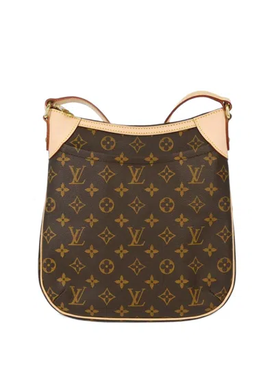 Louis Vuitton Monogram Odeon Shoulder Bag In Brown