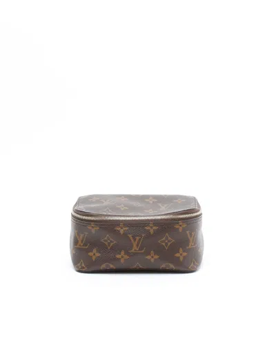 Pre-owned Louis Vuitton Monogram Packing Cube Pm In Brown