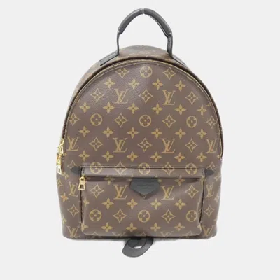 Pre-owned Louis Vuitton Monogram Palm Springs Mm Backpack